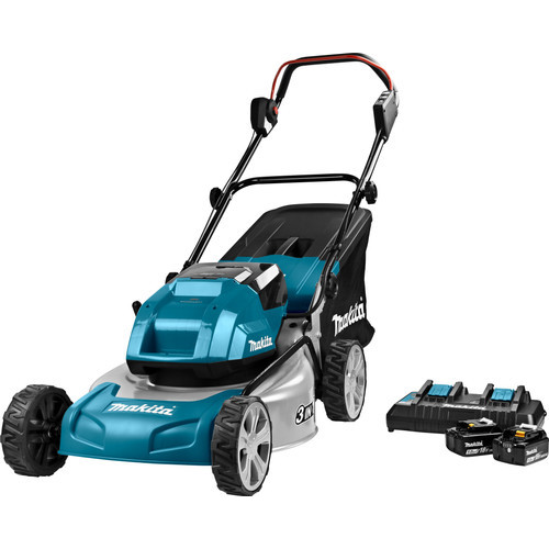 Máy cắt cỏ đẩy dùng 2 pin 18V Makita DLM460PT2